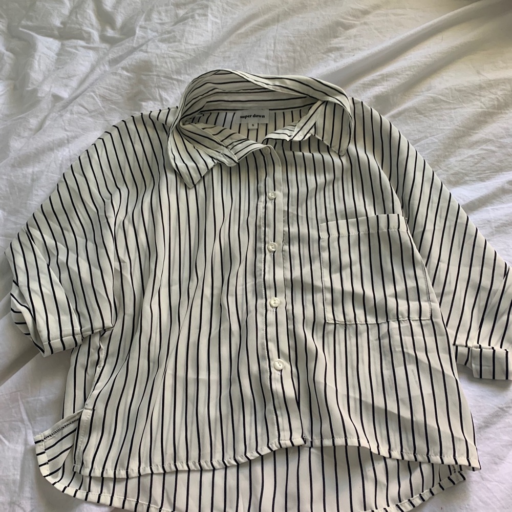 SUPERDOWN button down blouse